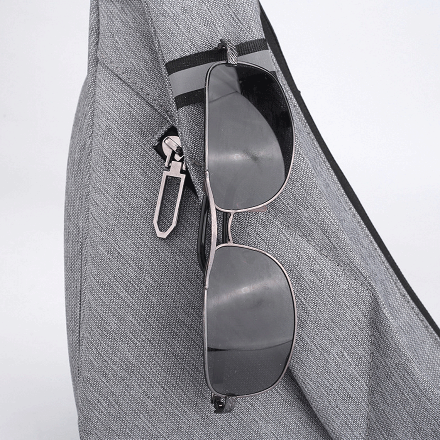 Oxford Cloth Fashion Banana Chest Crossbody Sling Bag 13